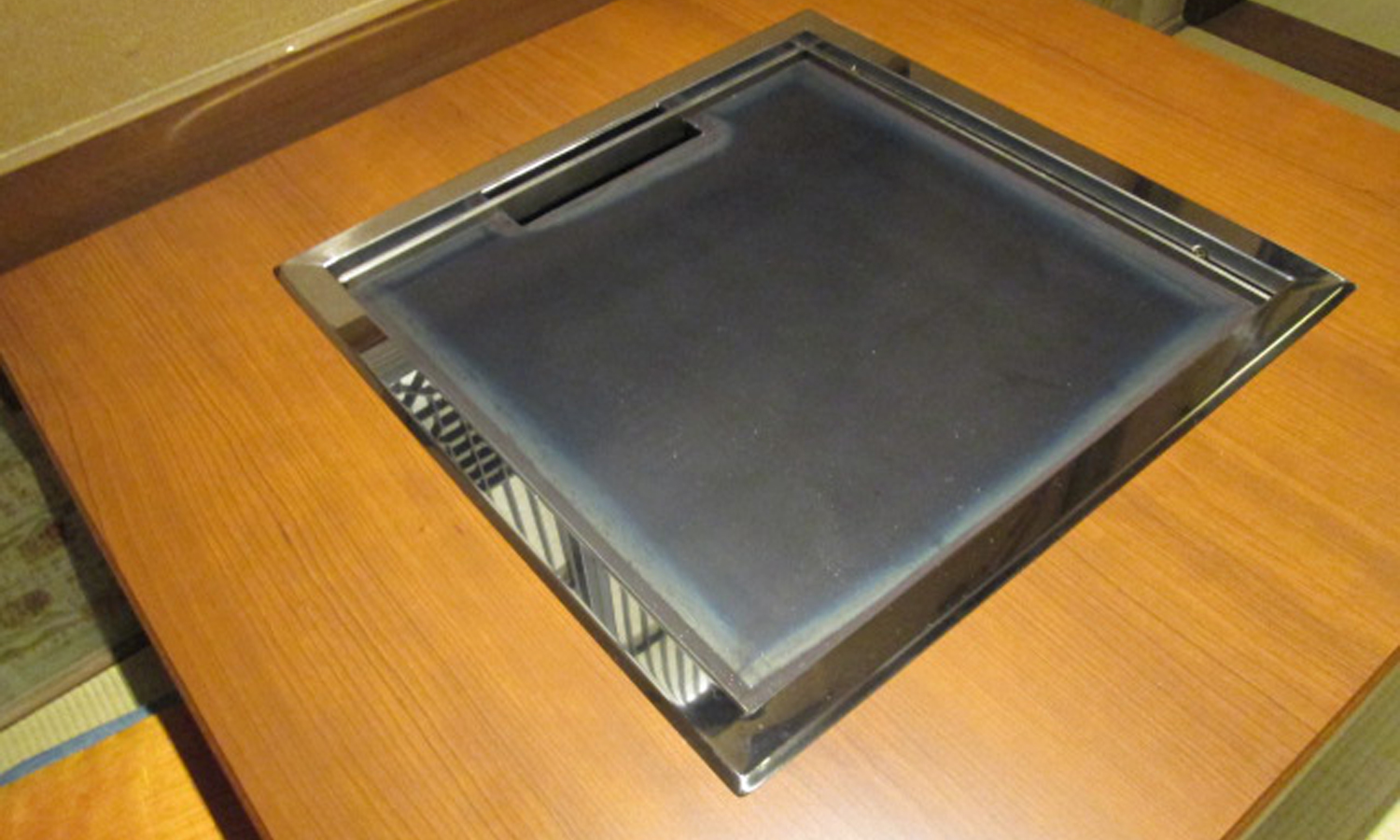 IKK 業務用 お好み焼きテーブル IM-480P  ウィザーパイン 12A・13A(都市ガス) メーカー直送 代引不可 - 1